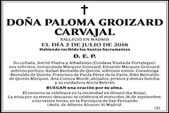Paloma Groizard Carvajal